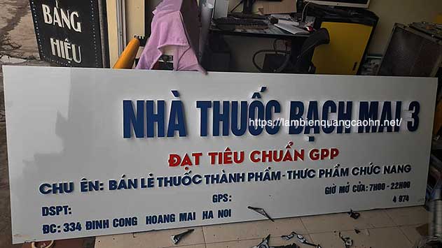 biển quầy thuốc đạt chuẩn GPP, biển quầy thuốc