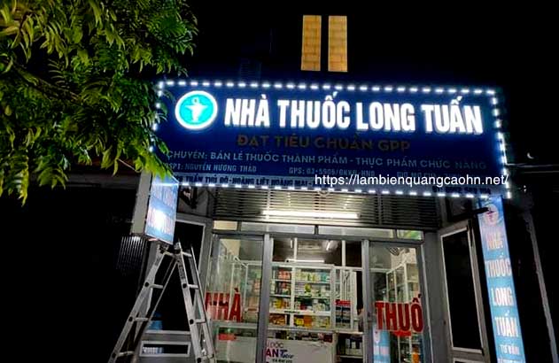 biển quầy thuốc đạt chuẩn GPP, biển quầy thuốc