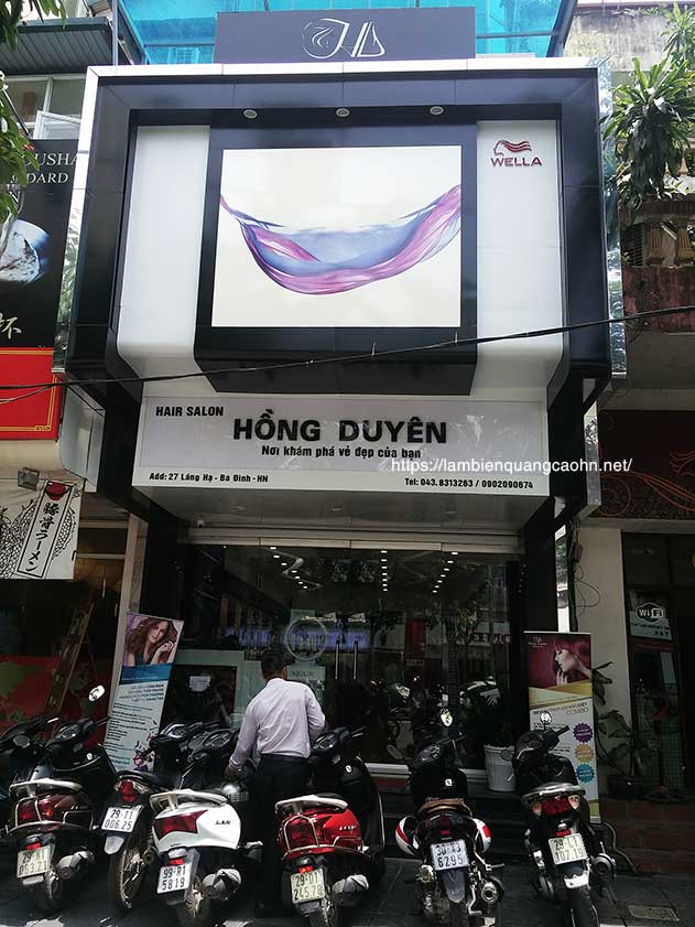 biển salon tóc, mẫu biển quảng cáo tóc đẹp