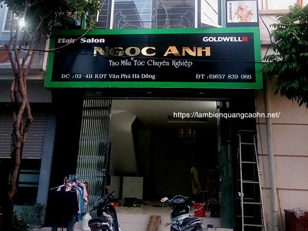 biển salon tóc, mẫu biển quảng cáo tóc đẹp
