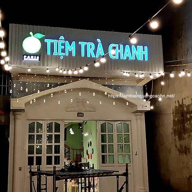 biển trà chanh, mẫu biển trà chanh đẹp, biển tiệm trà chanh, biển quảng cáo trà chanh