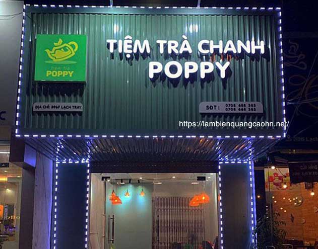 biển trà chanh, mẫu biển trà chanh đẹp, biển tiệm trà chanh, biển quảng cáo trà chanh