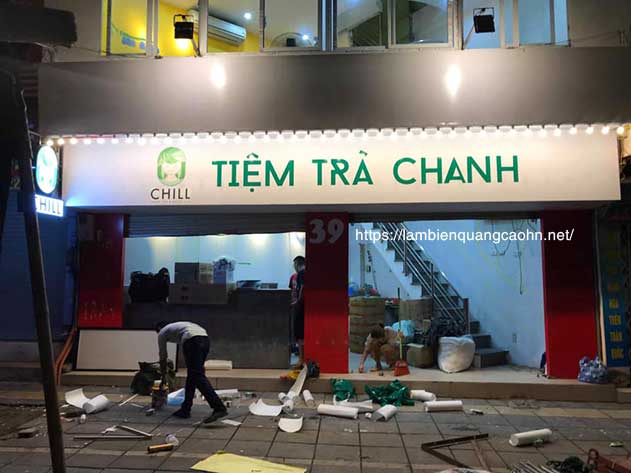 biển trà chanh, mẫu biển trà chanh đẹp, biển tiệm trà chanh, biển quảng cáo trà chanh