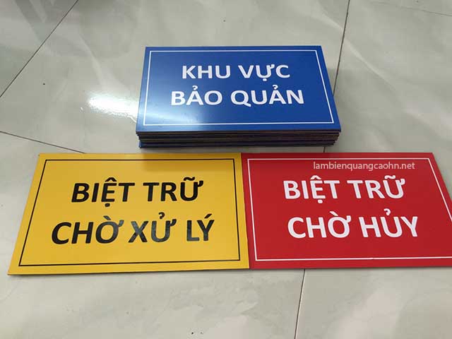 biển tên phòng, biển phòng ban, biển văn phòng