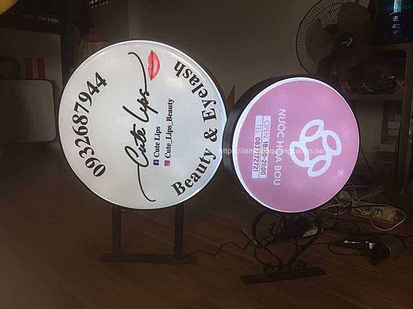 Biển vẫy đẹp, biển vẫy tròn, biển spa, biển tóc, biển nail, biển mi và móng, biển quảng cáo tóc và phun xăm,