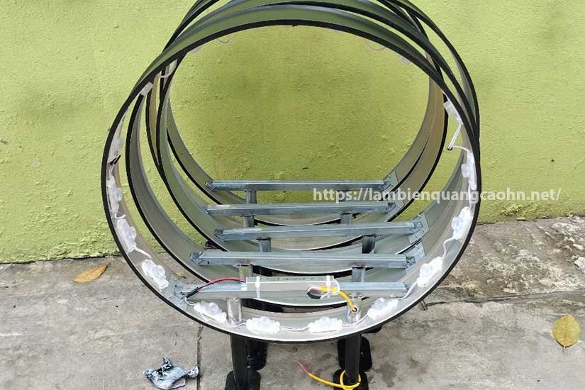 biển vẫy tròn