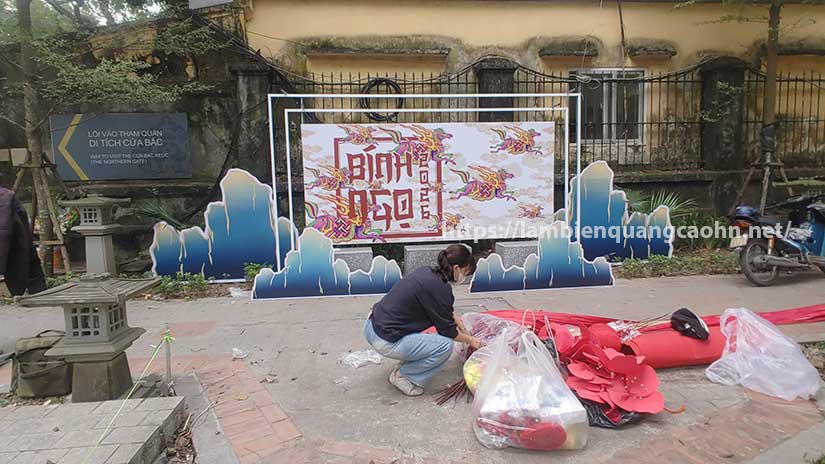 booth check in Tết