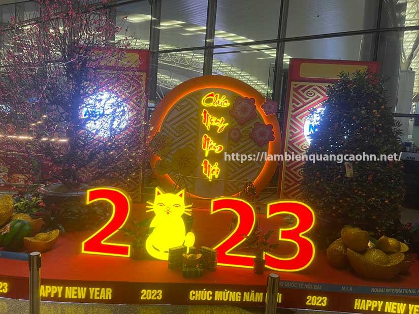 booth check in Tết