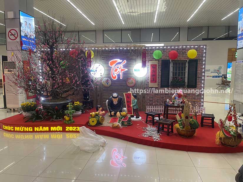 booth check in Tết