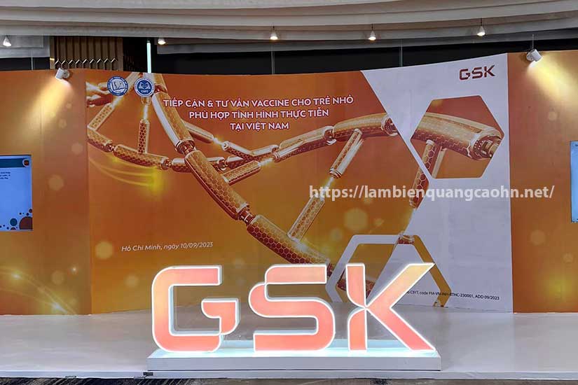 Chữ nổi 3D trang trí sự kiện