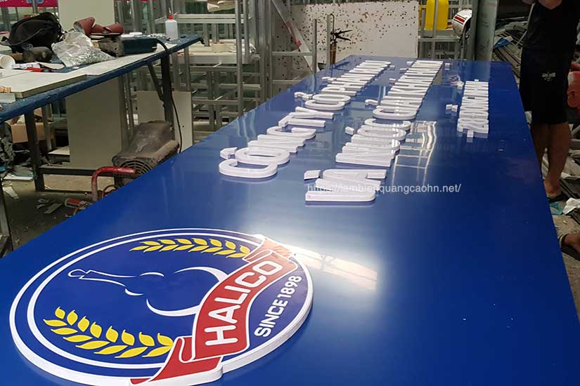 chữ nổi alu, biển alu chữ nổi