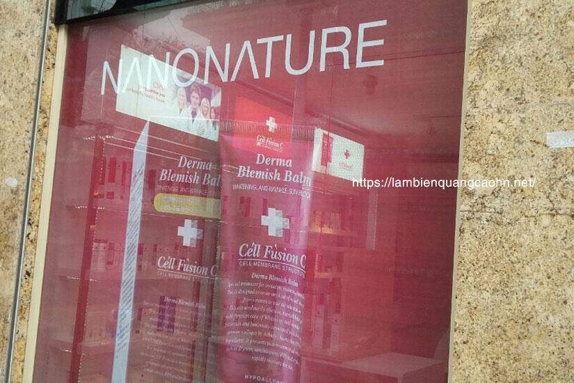 Decal lưới, dán cửa kính, decal dán kính, dán decal kính 1 chiều