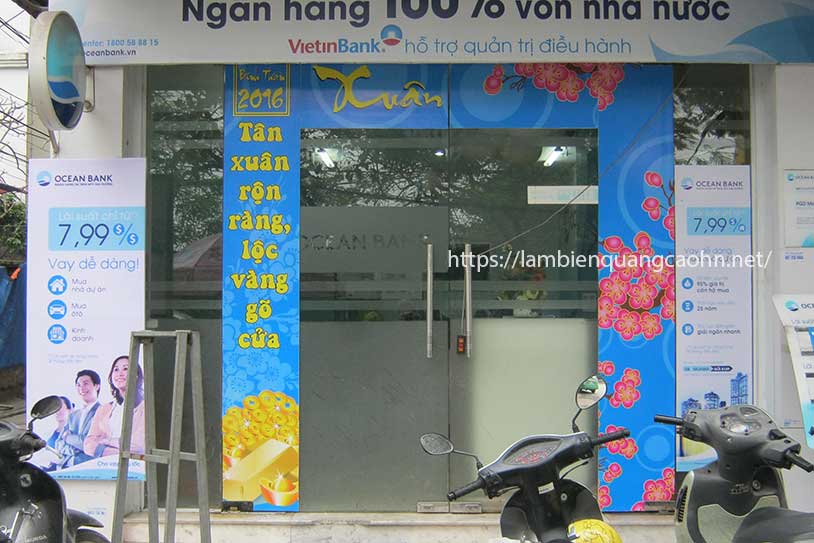 Dán decal trang trí Tết, Dán decal kính văn phòng