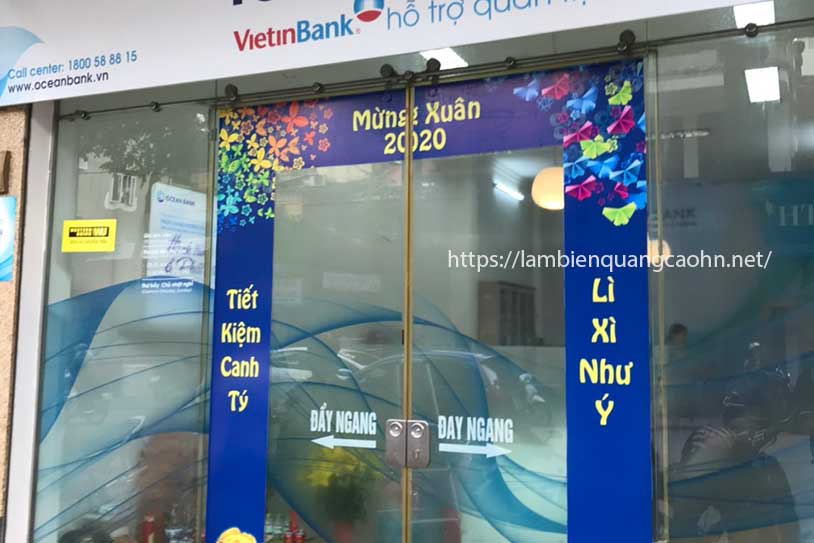 Dán decal trang trí Tết, Dán decal kính văn phòng