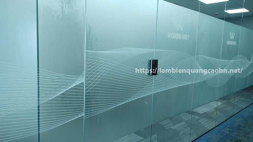 dán decal mờ in hoa văn
