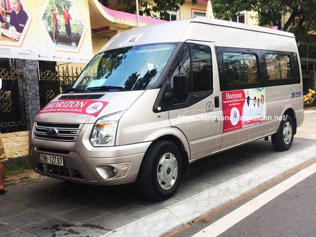 decal nam châm dẻo, decal nam châm, dán quảng cáo trên xe ô tô, logo nam châm, dán logo trên xe ô tôquan