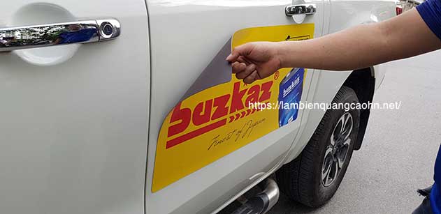 Decal nam châm dẻo, miếng dán nam châm dẻo, nam châm dẻo, logo nam châm