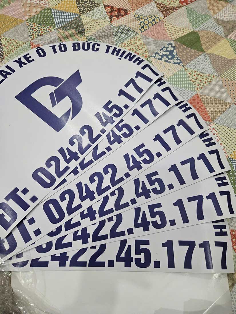 decal nam châm sát hạch lái xe, tập lái