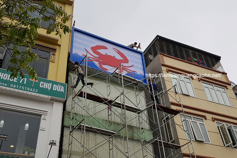 biển quảng cáo bạc màu, sửa chữa biển quảng cáo, độ bền các loại biển quảng cáo