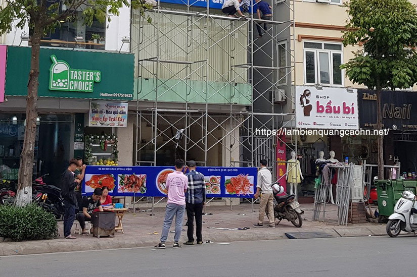 biển quảng cáo bạc màu, sửa chữa biển quảng cáo, độ bền các loại biển quảng cáo