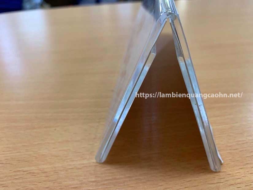 Biển mica để bàn