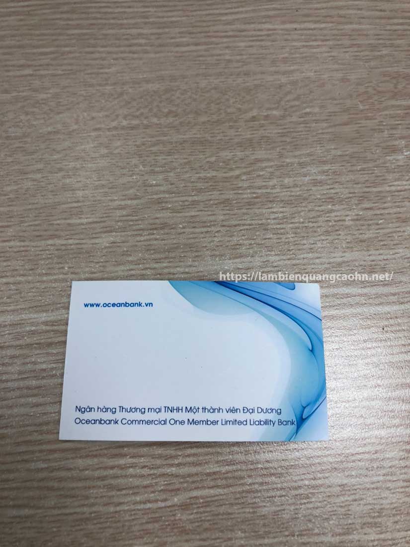 In card visit, name card
