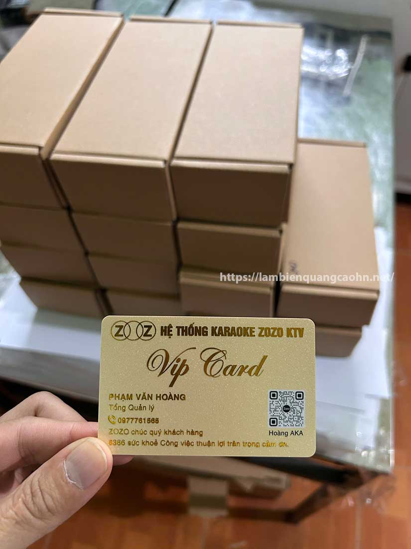 In card visit, name card, in nhựa trong, in mica