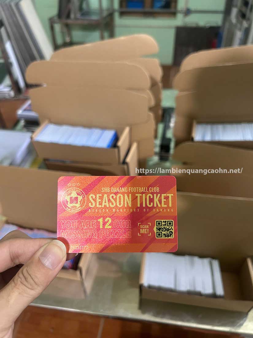 In card visit, name card, in nhựa trong, in mica