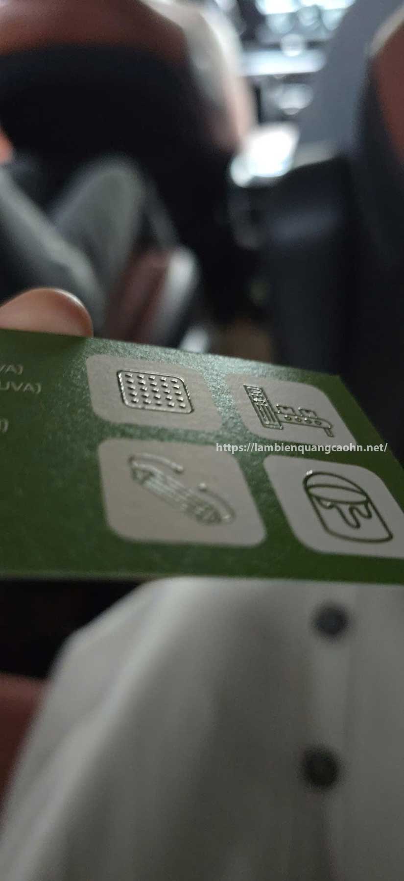 In card visit, name card