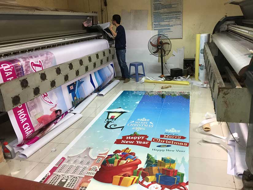 In quảng cáo , in decal PP, in bạt