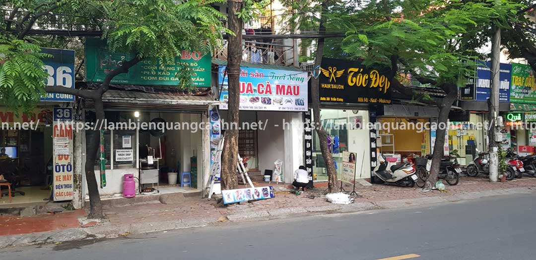 in bạt hiflex để làm biển cửa hàng, in bạt, biển bạt hiflex