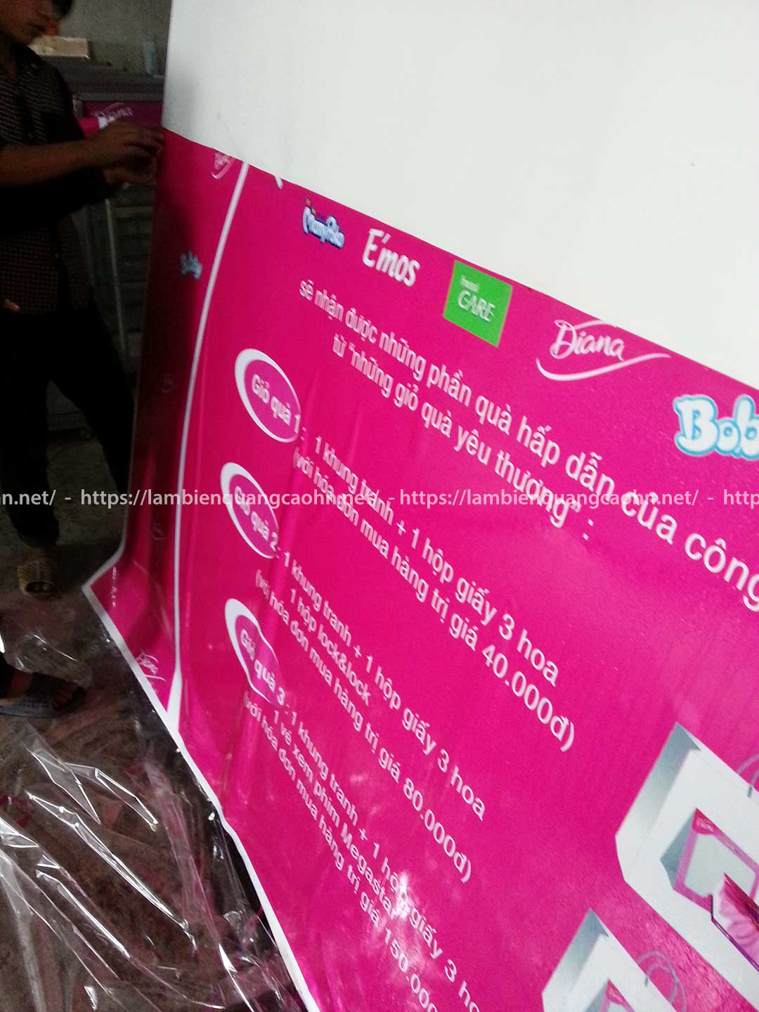 in decal pp bồi formex