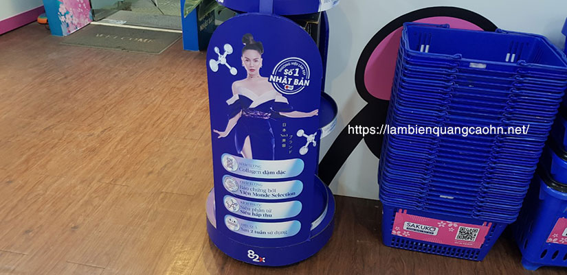 kệ gỗ trưng bày, side burn, kệ quảng cáo, kệ trưng bày, kệ trưng bày mini