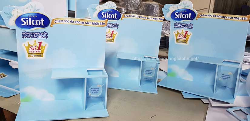 kệ để tờ rơi, kệ quảng cáo mini, kệ quảng cáo để bàn