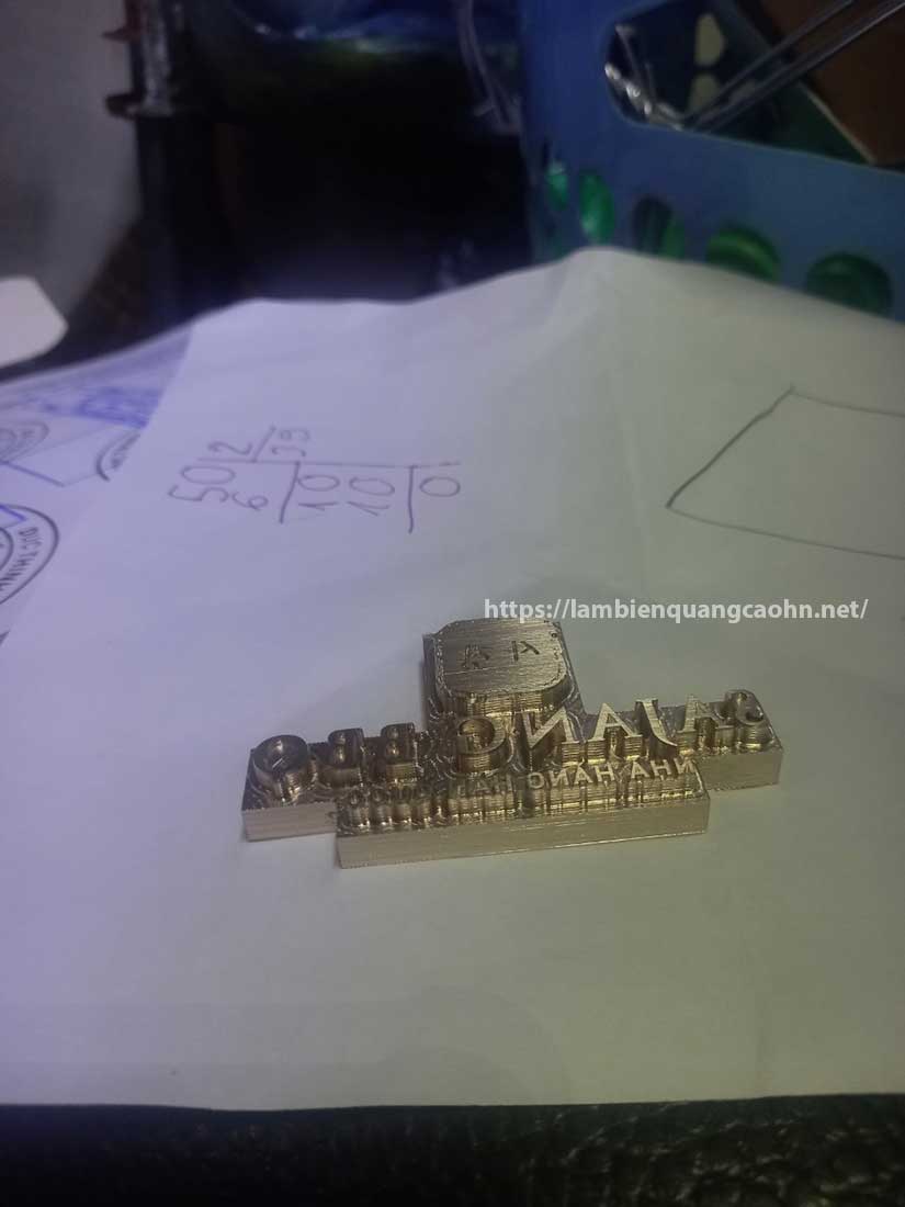 khắc đồng cnc 3D