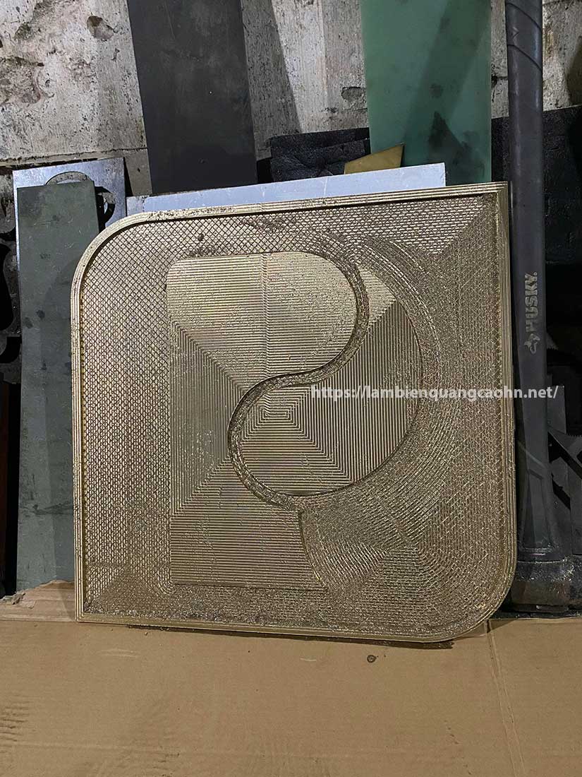 khắc đồng cnc 3D