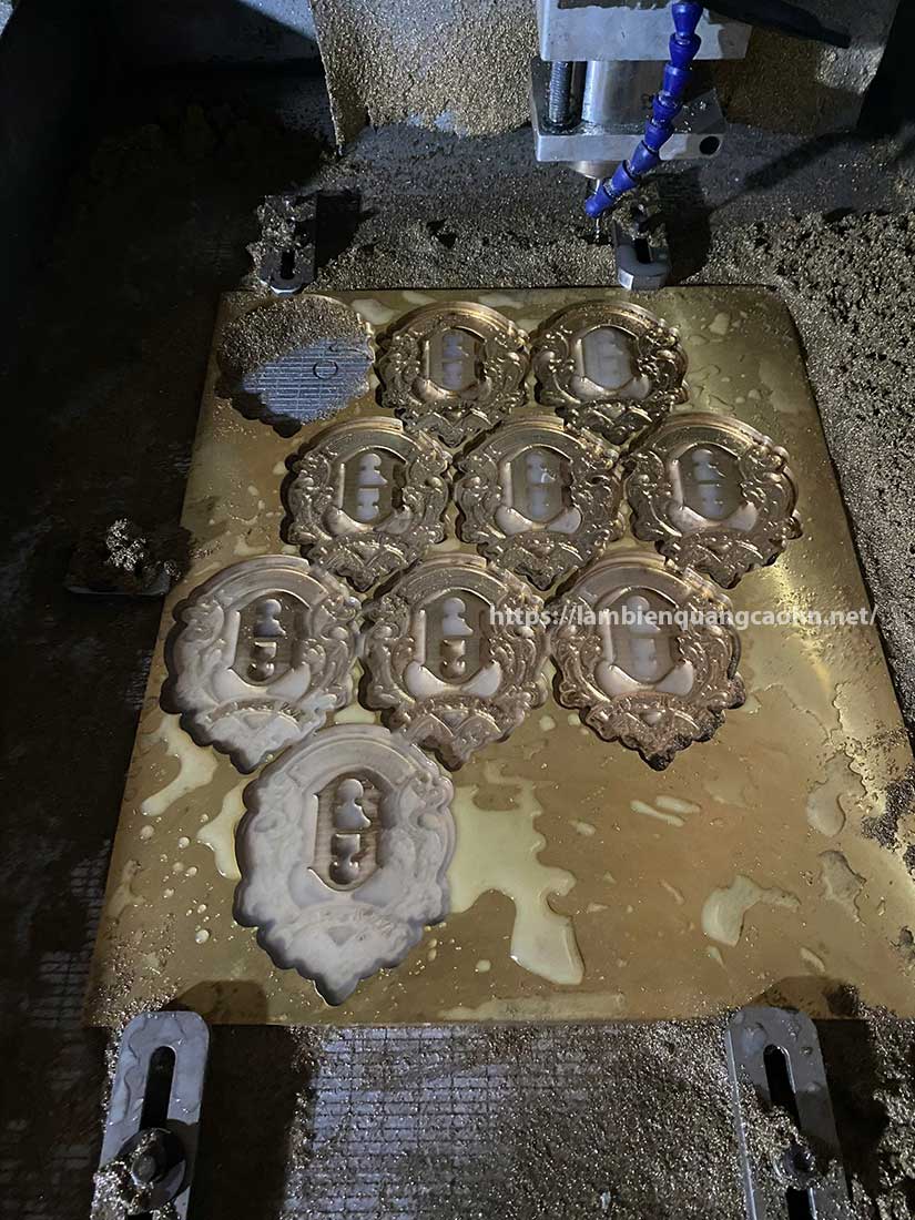 khắc đồng cnc 3D