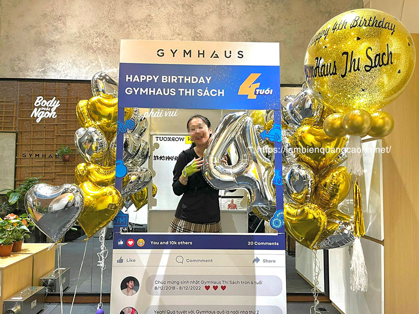 Khung chụp ảnh check in, khung chụp hình facebook,