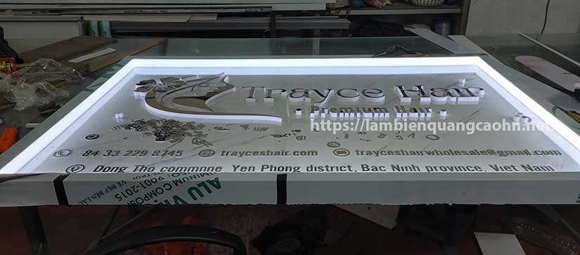 logo bán hàng online treo tường, logo live stream treo tường