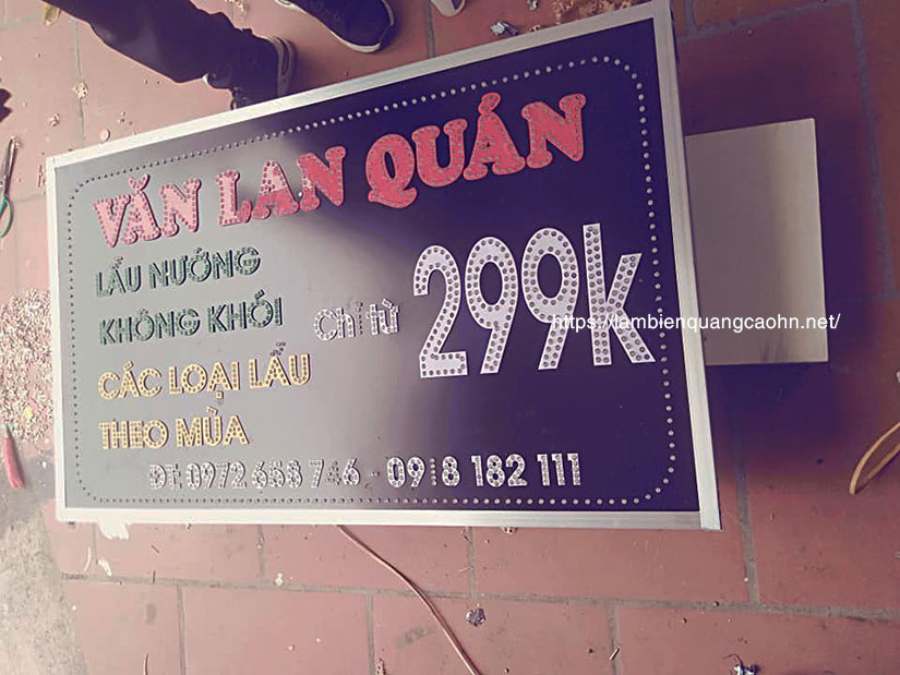 Làm biển LED, biển hiệu LED, biển vẫy LED, biển quảng cáo LED, biển cửa hàng, làm biển quảng cáo