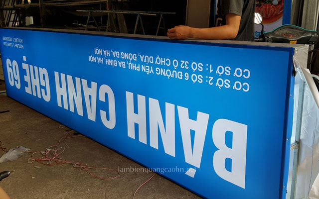Biển bạt hộp đèn
