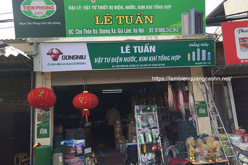 Làm biển quảng cáo, biển quảng cáo, biển cửa hàng, làm biển chuỗi cửa hàng