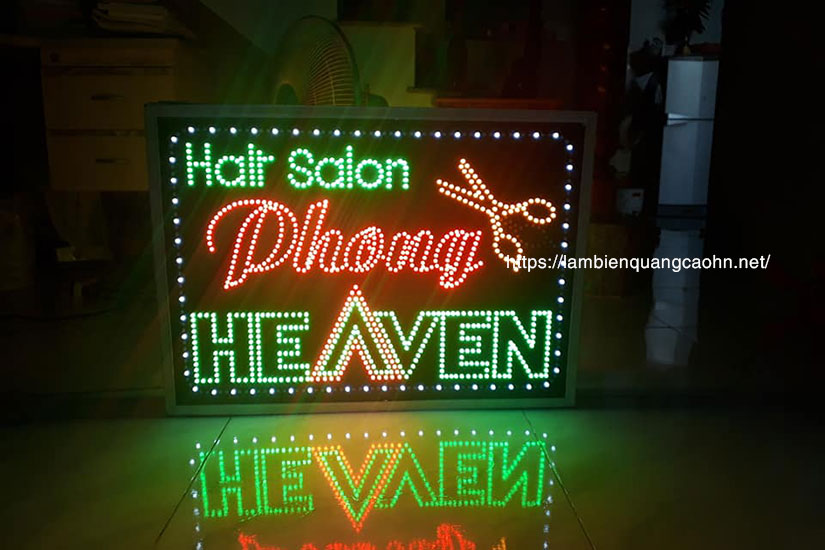Biển quảng cáo đèn LED, làm biển LED, biển LED, biển quảng cáo LED, biển vẫy LED