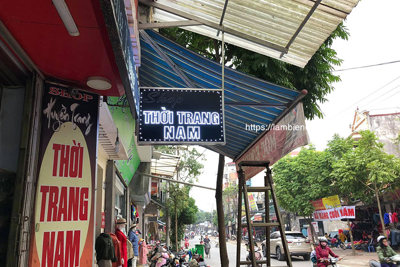 Biển quảng cáo đèn LED, làm biển LED, biển LED, biển quảng cáo LED, biển vẫy LED