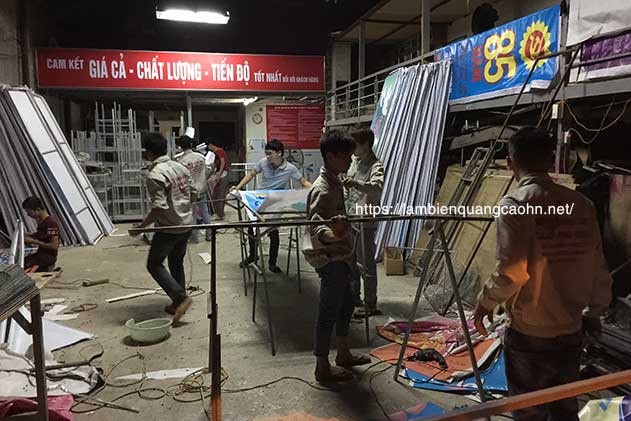 Làm biển quảng cáo tại Cầu Giấy