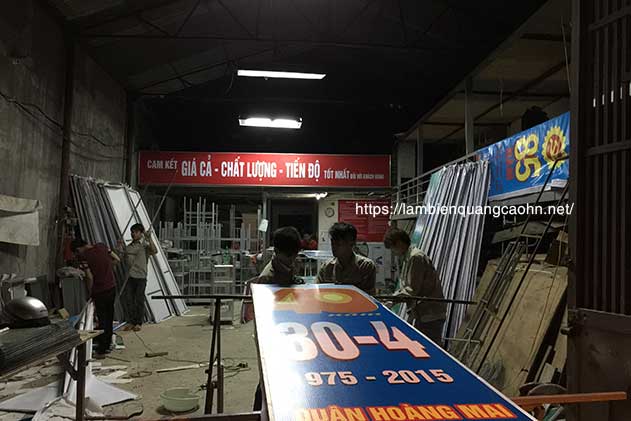 Làm biển quảng cáo tại Cầu Giấy