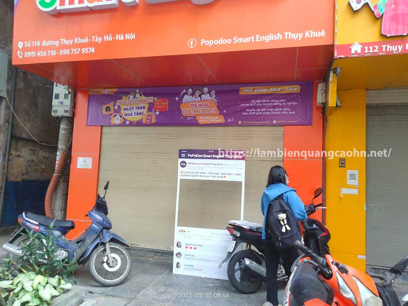 Làm biển quảng cáo tại Tây Hồ