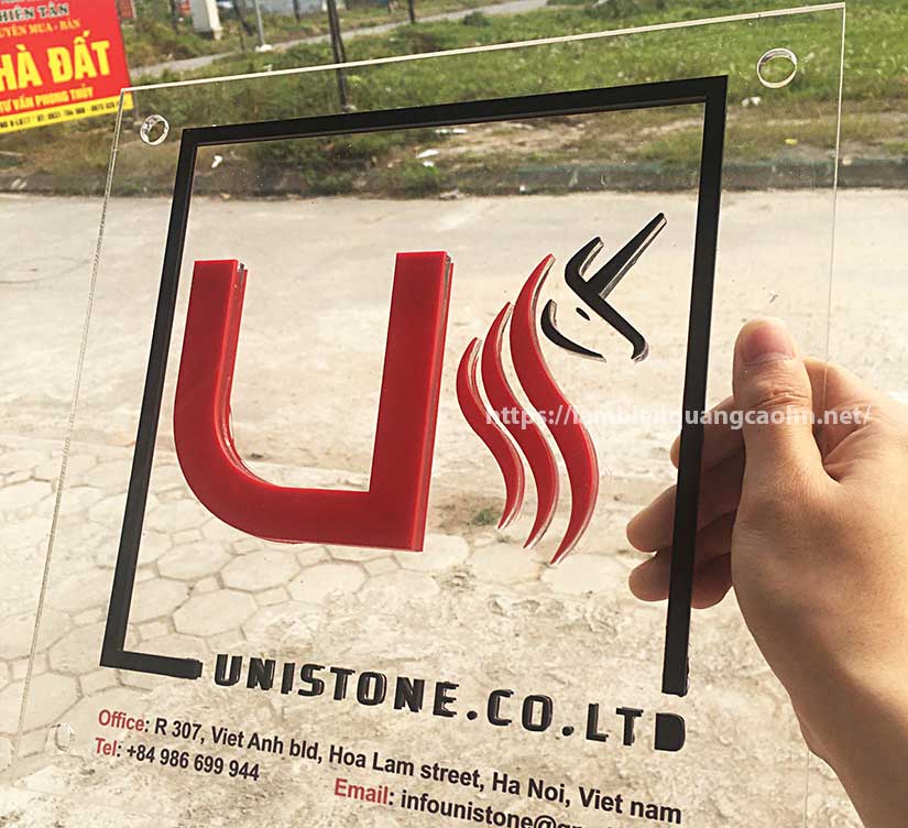 làm biển tên công ty
