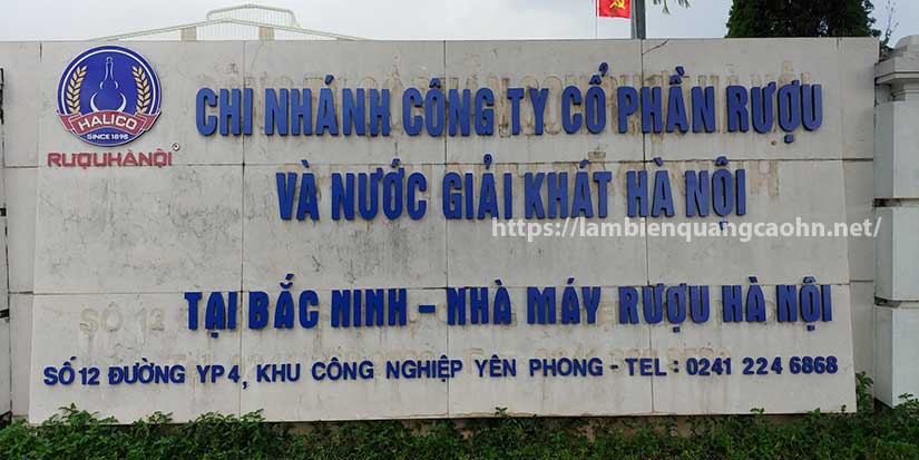 làm biển tên công ty