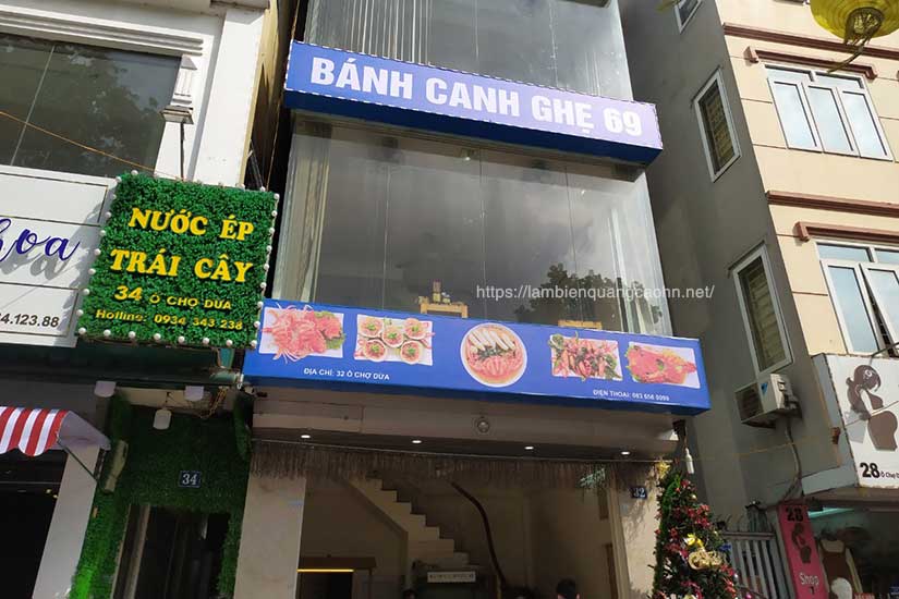 làm hộp đèn quảng cáo